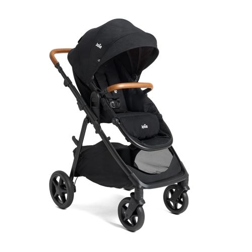 Ginger 4-in-1 Convertible Pramette and Stroller with A Deep Recline, Height Adjustable seat, All-Terrain Wheels, Extra Storage – for Newborns and Toddlers (Shale Dark)