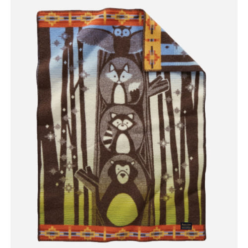 WOODLAND NEIGHBORS CRIB BLANKET