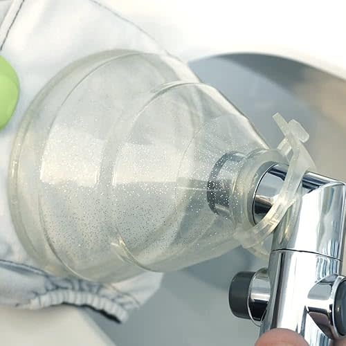 Diaper Dawgs Cloth Diaper Sprayer Splatter Shield with Gusset Stretcher + Laundry Mitts | Perfect for Rinsing Cloth Diapers and More! | Small, Ergonomic Design Prevents Splattering