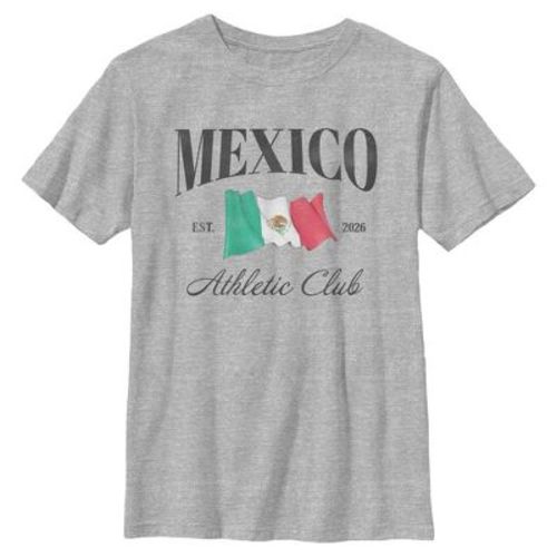 Boys Lost Gods Mexico Athletics T Shirt - Athletic Heather - Large