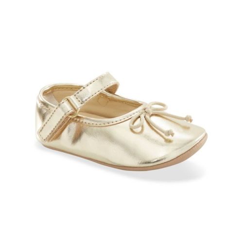 Carter's Just One You® Baby Girls' Pre-walker Mary Jane Sneakers - Gold 6-12m