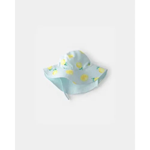 Baby Girl Reversible Lemon Swim Hat - Blue | Carter's