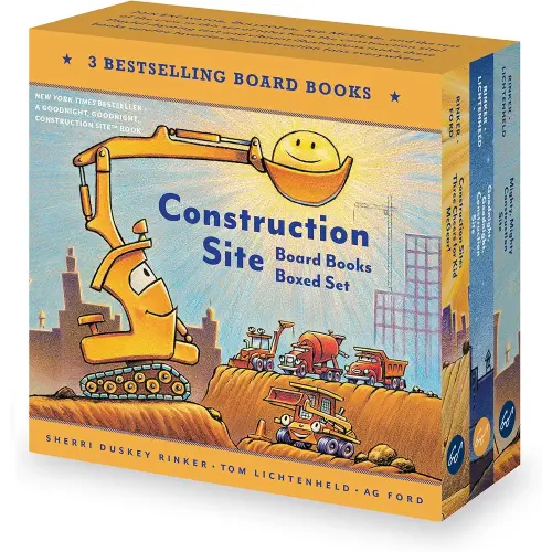 Construction Site Board Books Boxed Set (Goodnight Construction Site)