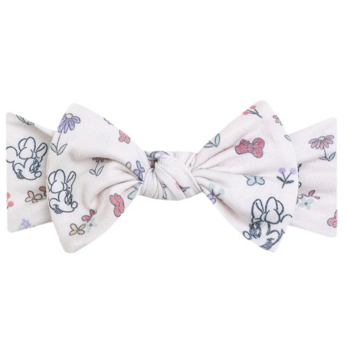 Copper Pearl Baby Stretchy Soft Knit Headband Bow Minnie Mouse's Bowquet