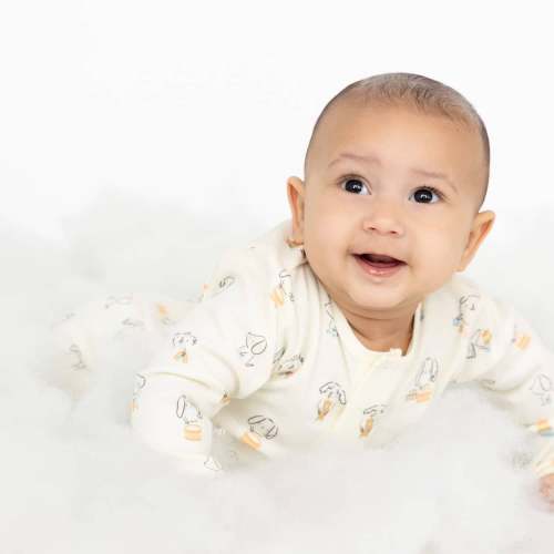 puppy play organic cotton magnetic parent favorite footie