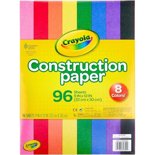 Crayola Construction Paper 96 Sheets