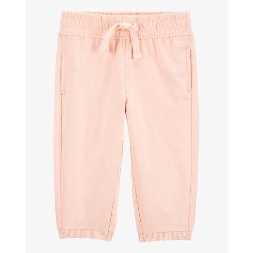 Baby Pull-On French Terry Joggers - Pink - Carter's | Carter's
