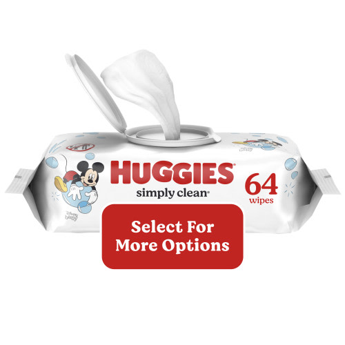 HUGGIES SIMP CLN FF BABYWIPE RGD FLPTP 64