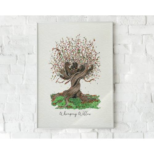 Whomping Willow Illustration - Magical plants - Herbology