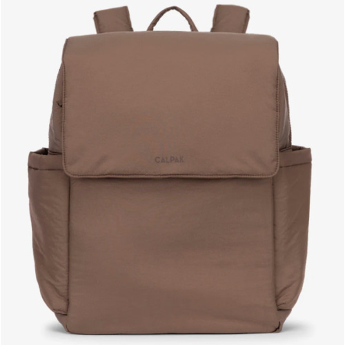 Diaper Backpack with Laptop Sleeve - HAZELNUT
