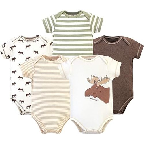 Touched by Nature Unisex Baby Organic Cotton Bodysuits