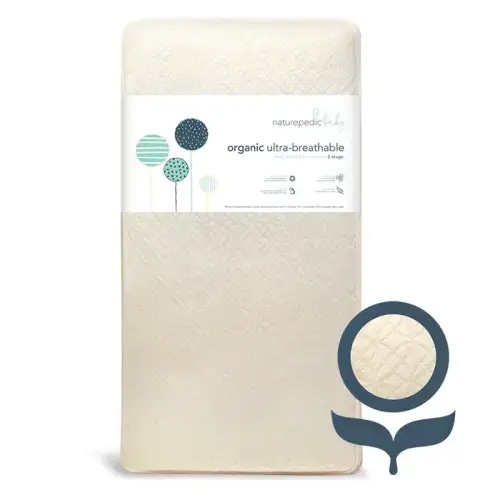 Ultra Breathable Mattress for Baby - 100% Organic | Naturepedic