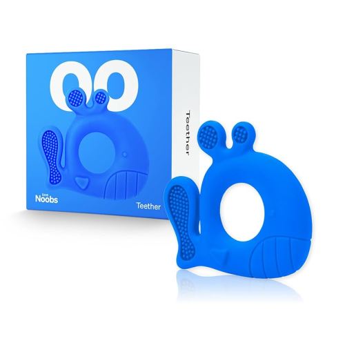 Baby Teething Toys by LoveNoobs™, Teething Relief, Silicone Teethers for Babies 4-12 Months, BPA/BPS Free, 100% Food-Grade Silicone
