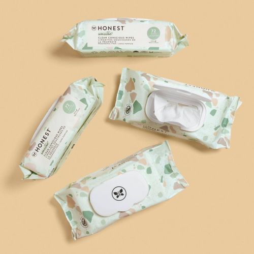 The Honest Company Plant-based Baby Wipes Made With Over 99% Water - Geo Mood - 60ct