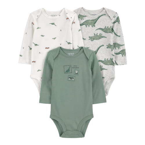 Carter's Child of Mine Baby Bodysuits, 3-Pack, Sizes Preemie-24 Months