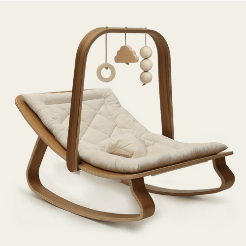 Activity Arch with Toys for Levo Baby Bouncer | Walnut
