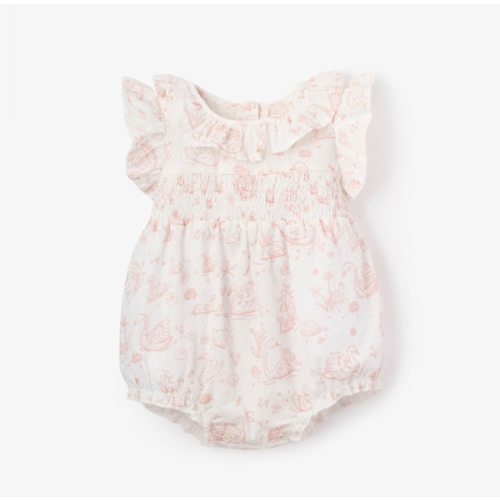 Swan Toile Swiss Dot Bubble