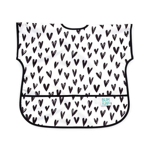 Bumkins Bibs - Toddler Bibs, Waterproof, Large for 1-3 Years, Short Sleeve