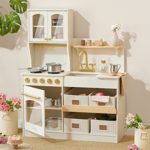 Tiny Land Trendy Play Kitchen - Montessori Organizer
