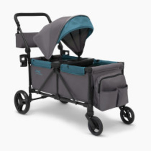 Delta Children Jeep Sport All-Terrain Stroller Wagon - Grey/Blue Moon