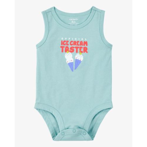 Baby Official Ice Cream Taster Sleeveless Bodysuit - Carter's | Carter's