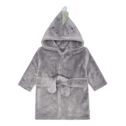 Gerber Baby Neutral Robe, Charcoal Dino
