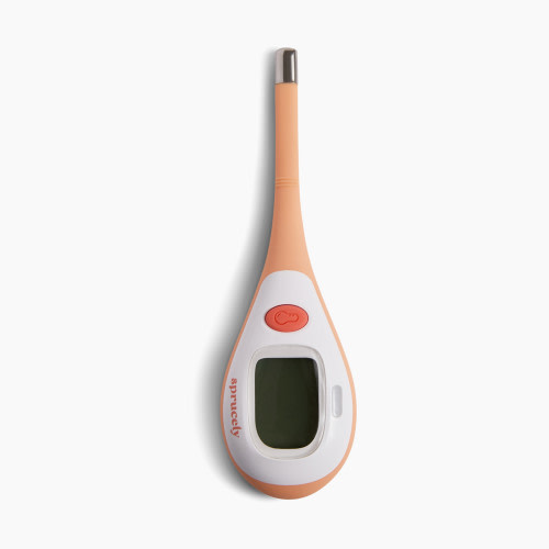 Sprucely 3 in 1 Digital Thermometer - Cantaloupe/White