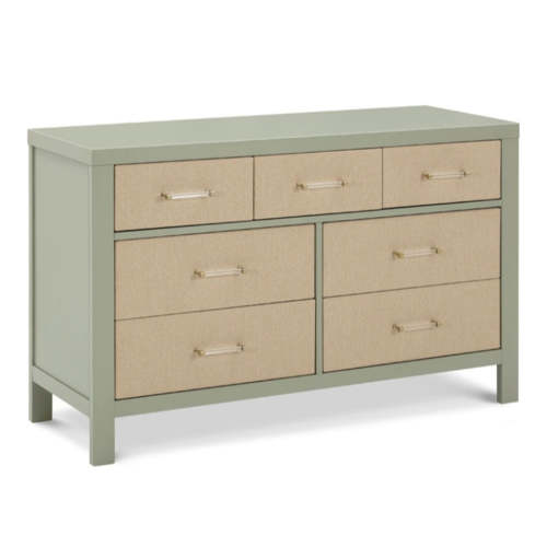 Eloise 7-Drawer Dresser - French Sage and Performance Sand Eco-Weave