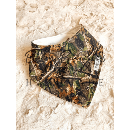 Tree Camo Baby Drool Bandana