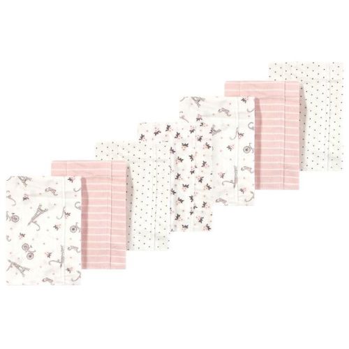 Luvable Friends Hudson Baby Flannel Burp Cloths 7pk