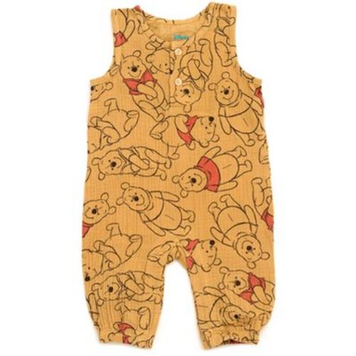 Disney Winnie the Pooh Newborn Baby Boys Sleeveless Romper Orange Newborn