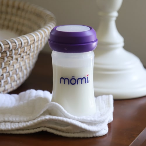 milk storage discs: secure & convenient - 4-Pack | mōmi