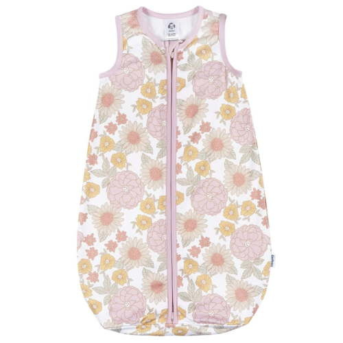 Gerber Baby Boy or Girl Unisex Sleepbag Wearable Blanket, Retro Floral