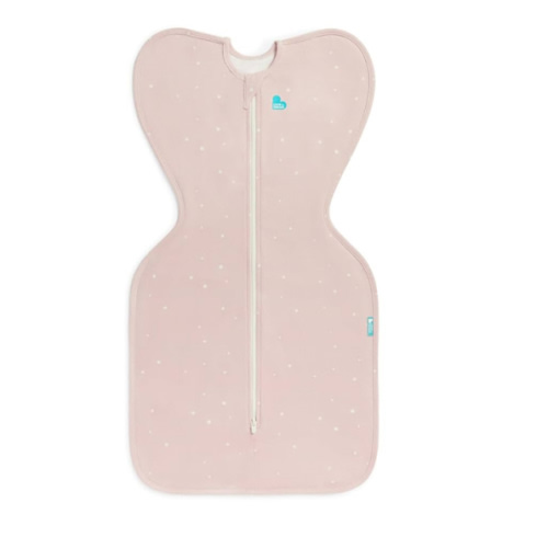 Love to Dream Swaddle UP, Baby Sleep Sack, Self-Soothing Swaddles for Newborns, Snug Fit Helps Calm Startle Reflex, New Born Essentials for Baby, 1.0 TOG, 8-13lbs, Powder Pink Twinkle
