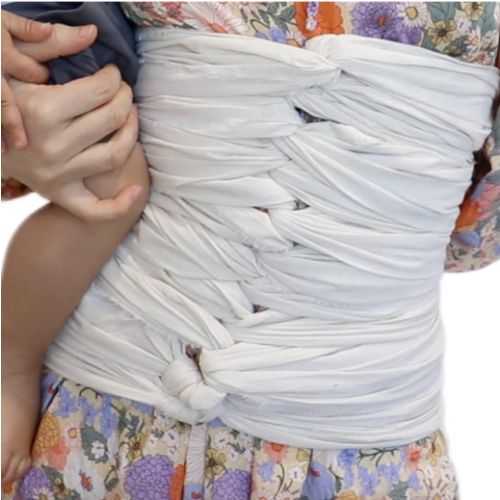 Postpartum belly wrap | Bengkung Belly Binding Wrap | 17 Yards, Premium Unbleached Cotton Muslin