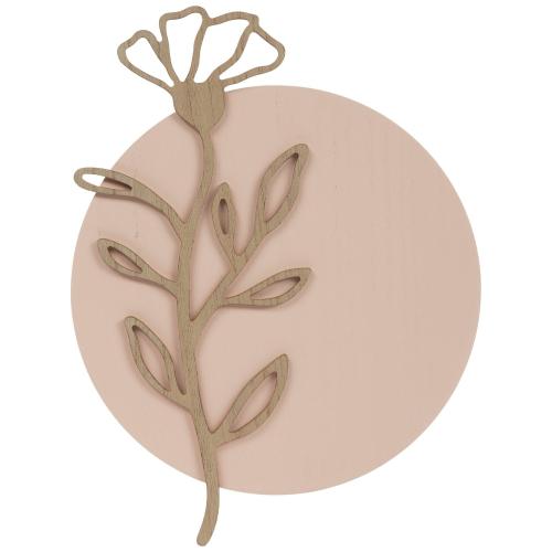 Boho Floral Cutout Wall Decor