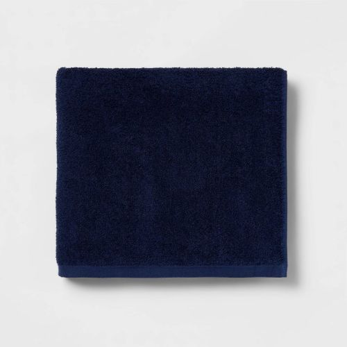 Everyday Oversized Bath Towel Navy - Room Essentials™