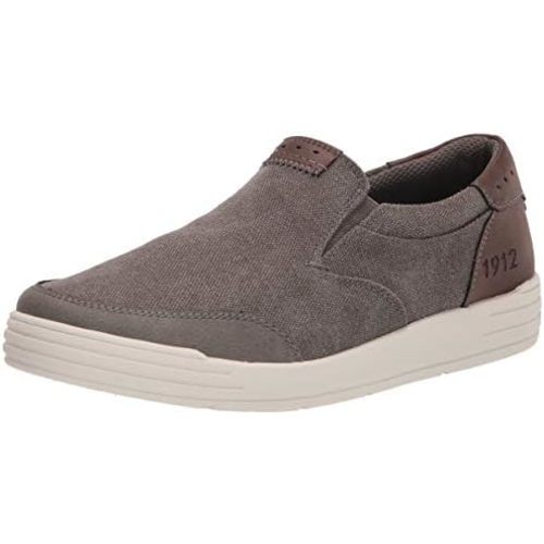 Nunn Bush Men's Kore City Walk Canvas Moc Toe Slip-on Sneaker