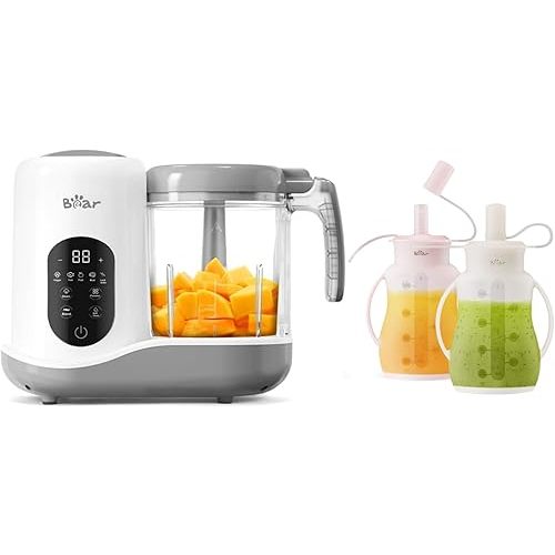 BEAR Baby Food Maker Baby Food Pouches Combo