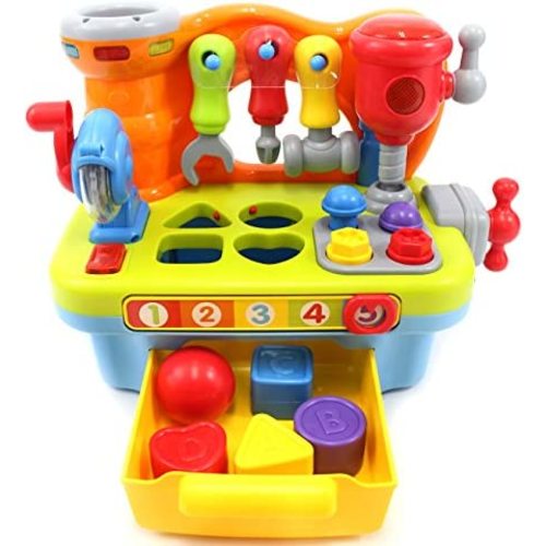 PowerTRC Little Engineer Multifunctional Musical Learning Tool Workbench For Kids