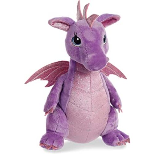 Aurora® Enchanting Sparkle Tales™ Larkspur Dragon™ Stuffed Animal - Magical Adventures - Endless Play - Purple 12 Inches