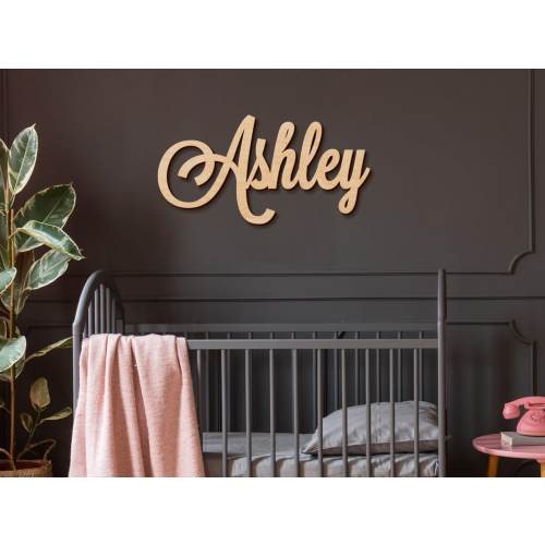 Custom Name Sign, Personalized Name Signs for Wall Decor, Wooden Letters Over Crib Sign, Baby Room Gifts, Nursery Decor Baby Shower Gift