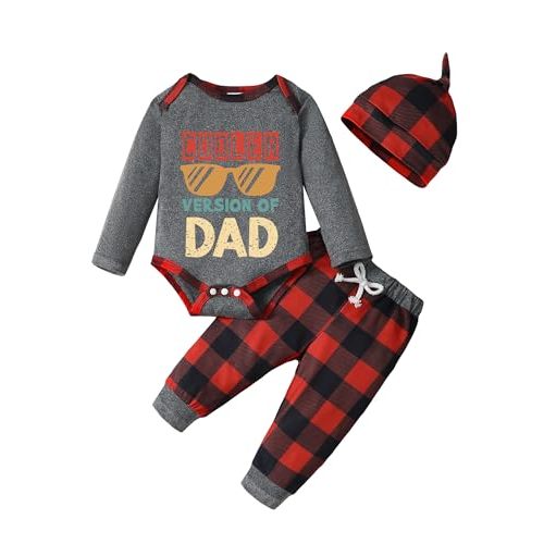 NZRVAWS Newborn Baby Boy Clothes Outfits Letter Prined Romper Pants Set Infant Baby Boy Clothing 0 3 6 9 12 18 Months
