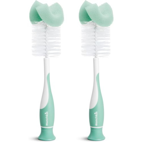 Munchkin® Sponge™ Bottle Brush, 2 Pack, Green - Bottle Brush, Sage