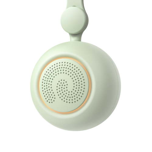 Dreamegg Baby Sound Machine, White Noise Sound Machine with Night Light, Quickly Clips on Stroller, Baby Sleep Soother for Shower Registry Gift, Green