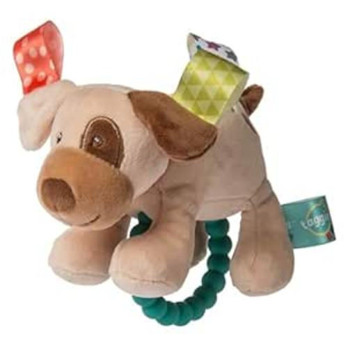 Amazon.com : Taggies Soft Baby Rattle with Teether Ring, 6-Inches, Buddy Dog : Baby