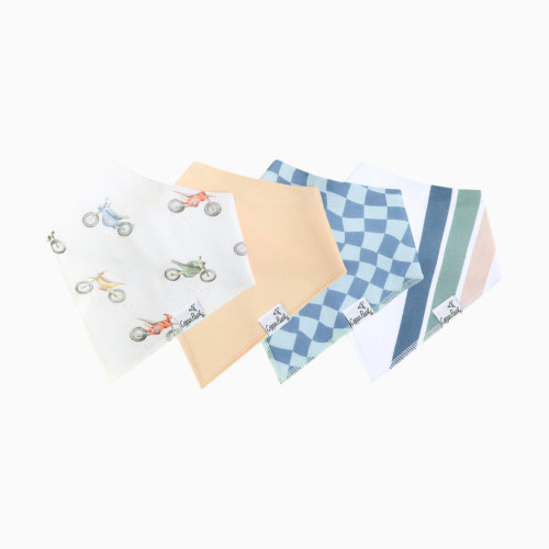 Printed Bandana Bib Set (4-Pack) - Ryder