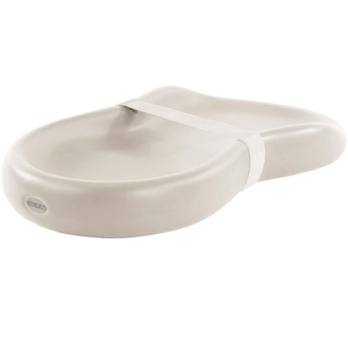 Keekaroo Peanut Changer Baby Vanilla– The Original Made in USA Easy-to-Clean Changing pad and The only Shell Over Foam, Fully Water Repellant
