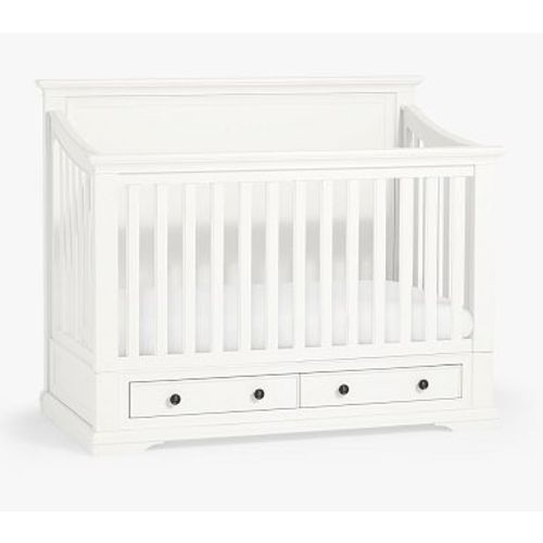 Larkin 4-in-1 Convertible Storage Crib, Simply White