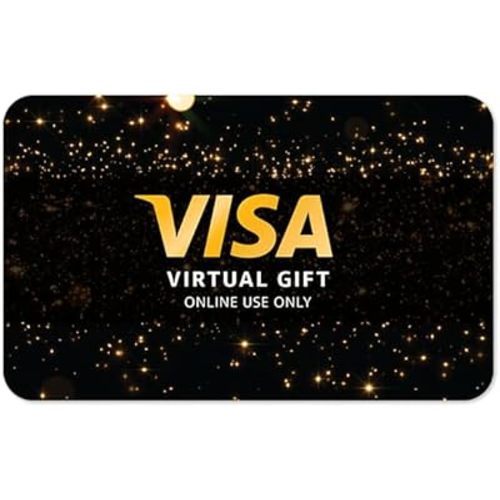 Visa Virtual $50 eGift Card (plus $4.95 Purchase Fee) - For Online Use Only